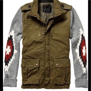 👉Madison Scotch knit army jacket